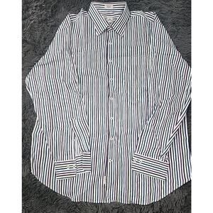 Peter Millar Xl Mens Button Down Long Sleeve Striped Shirt0